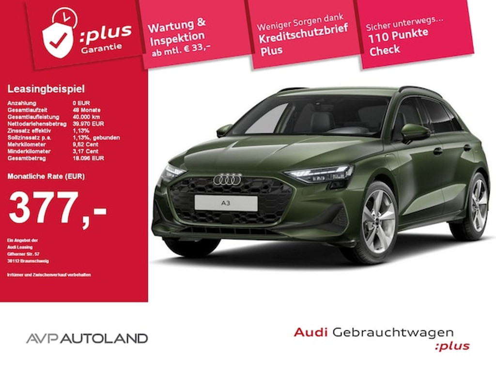 Audi A3 Sportback S-Tronic Hybride 40 TFSI