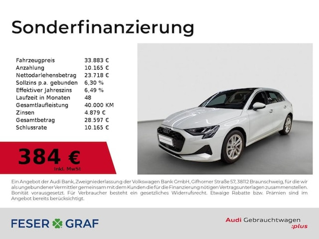 Audi A3 Sportback S-Tronic 30 TFSI