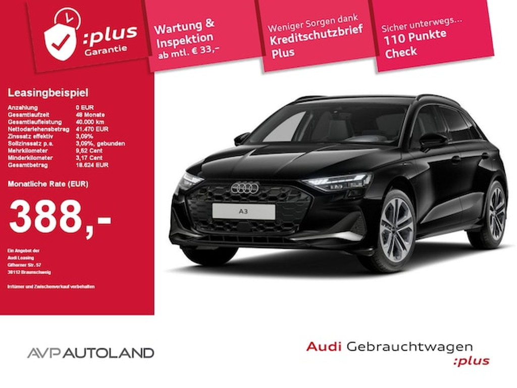 Audi A3 Sportback S-Tronic Hybride 40 TFSI