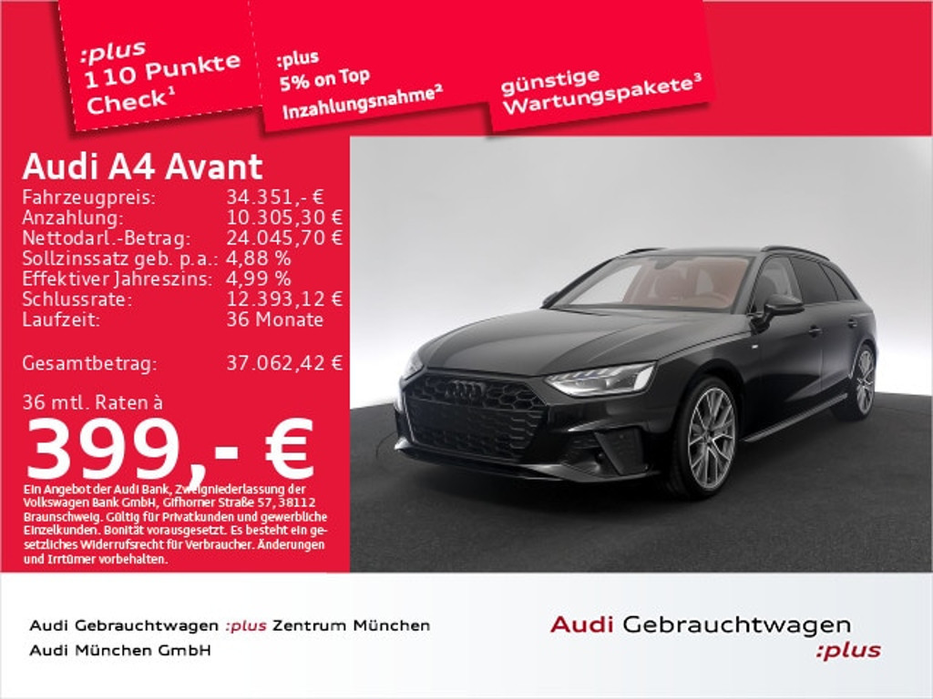 Audi A4 Avant S-Line S-Tronic 35 TFSI