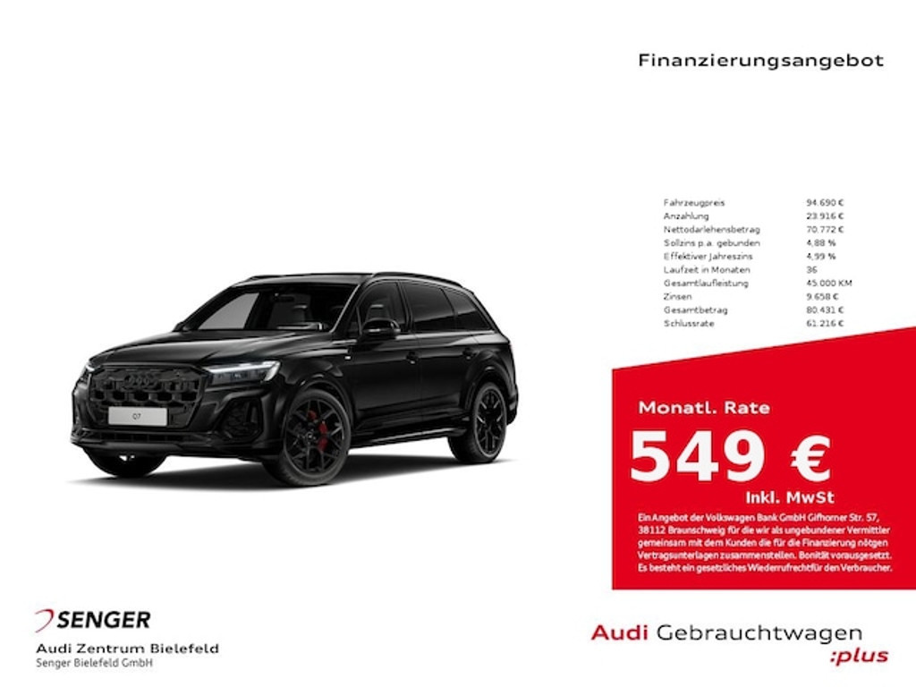 Audi Q7 Quattro Business S-Line