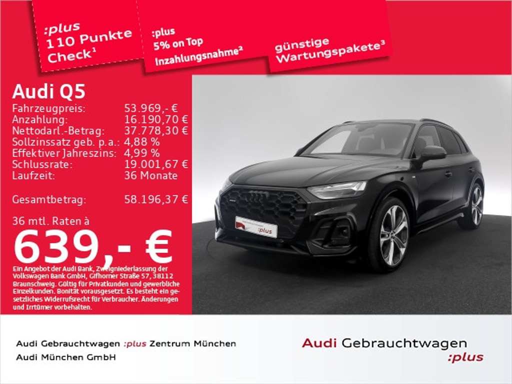 Audi Q5 Quattro S-Tronic 40 TDI