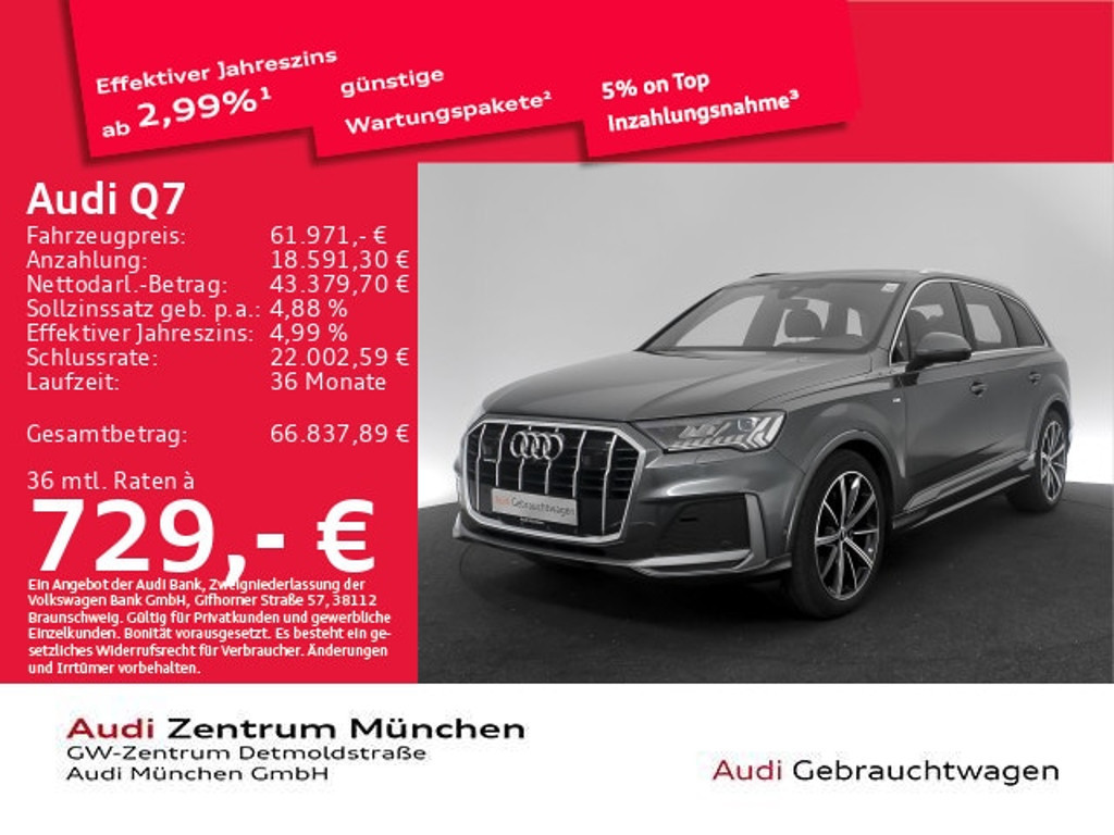 Audi Q7 Quattro 50 TDI