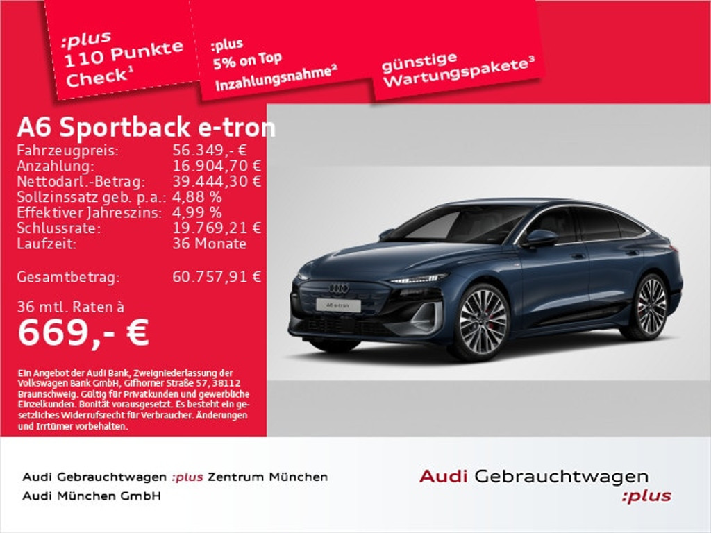 Audi A6 e-tron Sportback