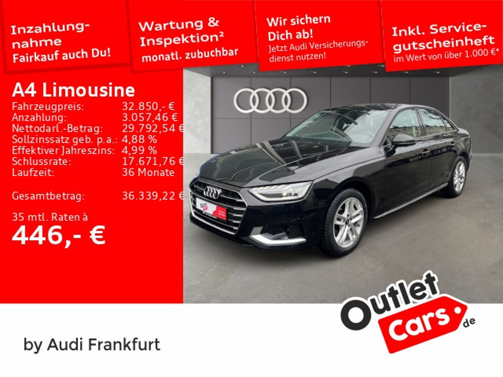 Audi A4 Sedan Quattro S-Tronic 40 TDI