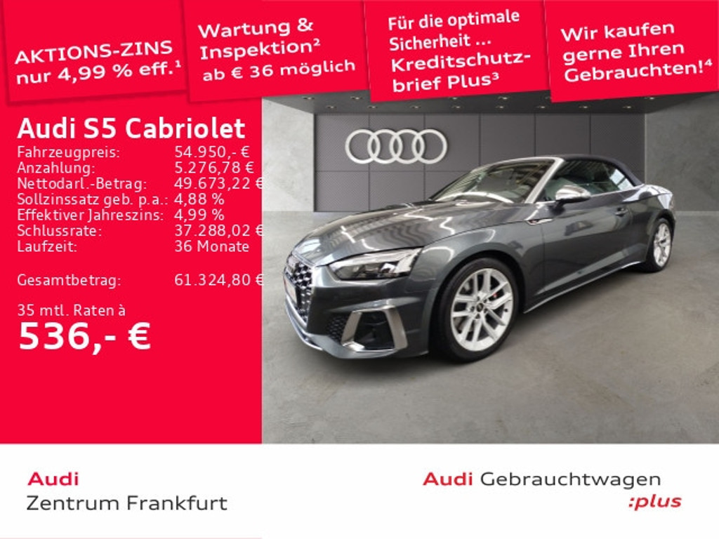 Audi S5 Cabriolet Quattro