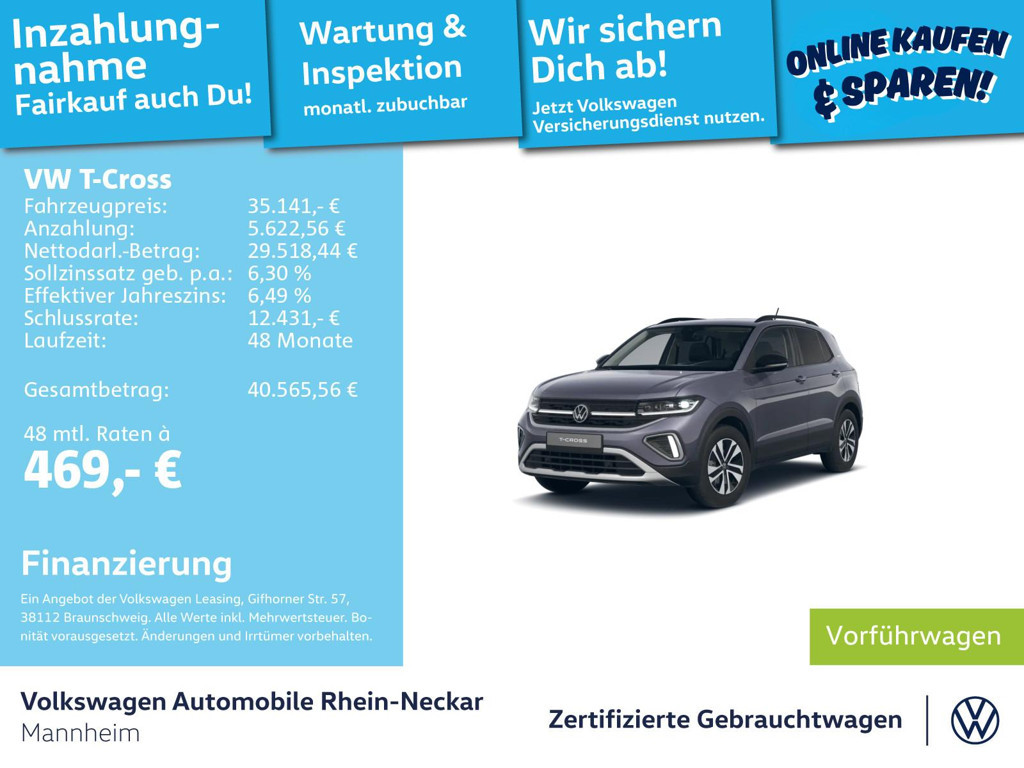Volkswagen T-Cross DSG 1.5 TSI