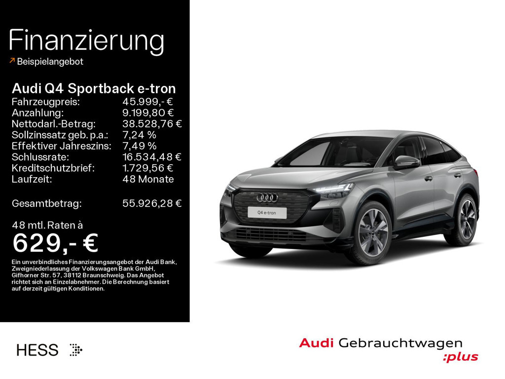 Audi Q4 e-tron Sportback