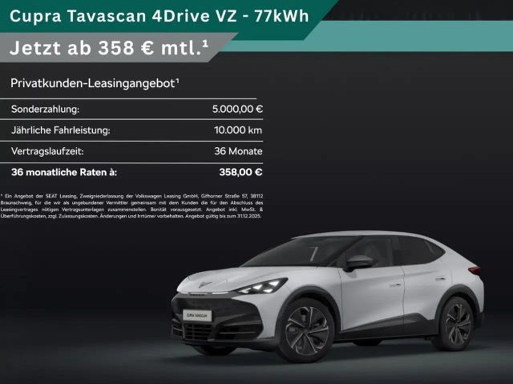 Cupra Tavascan 4Drive VZ
