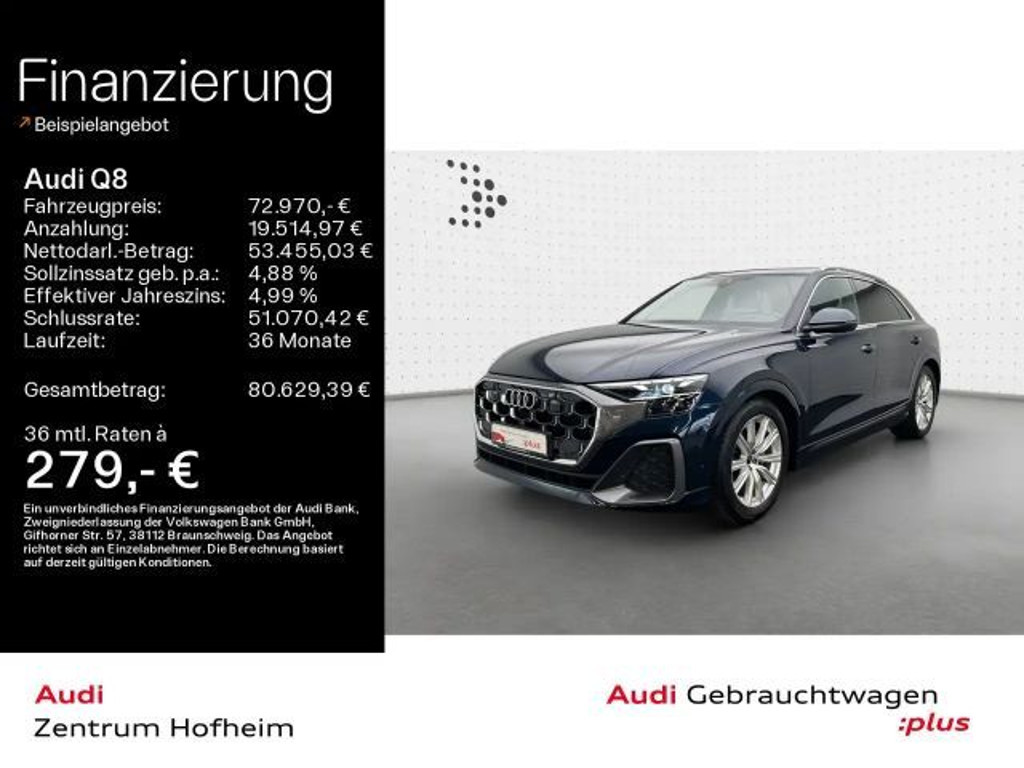 Audi Q8 Quattro S-Line 50 TDI