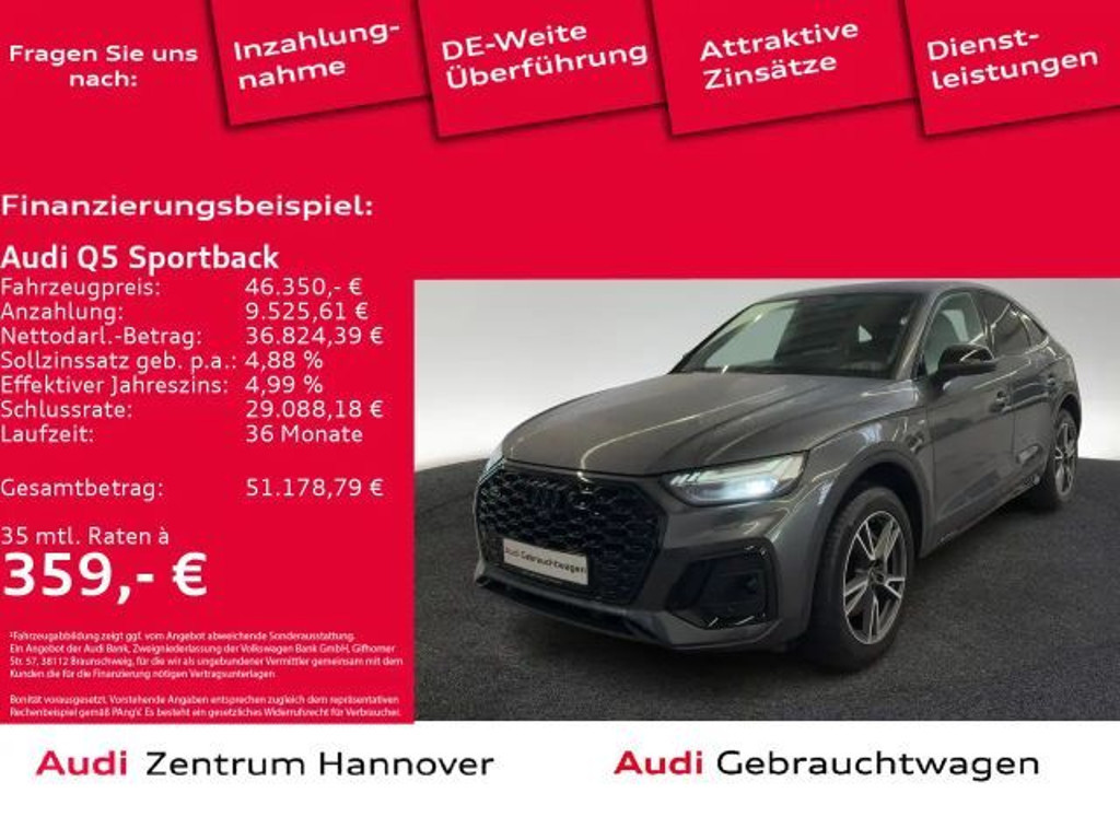 Audi Q5 Quattro S-Line Hybride 50 TFSI