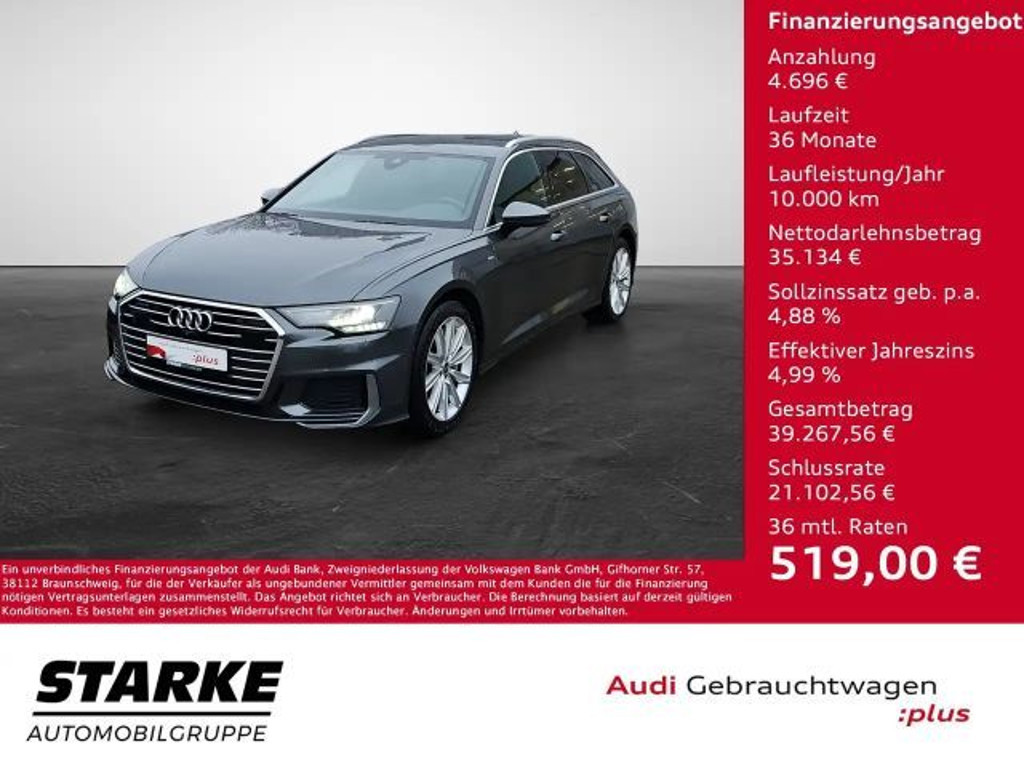 Audi A6 Avant Quattro S-Line S-Tronic Hybride 50 TFSI