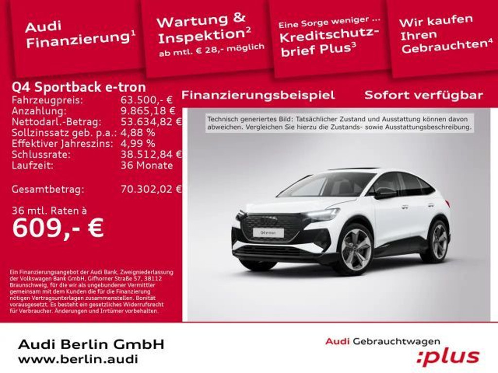 Audi Q4 e-tron Sportback
