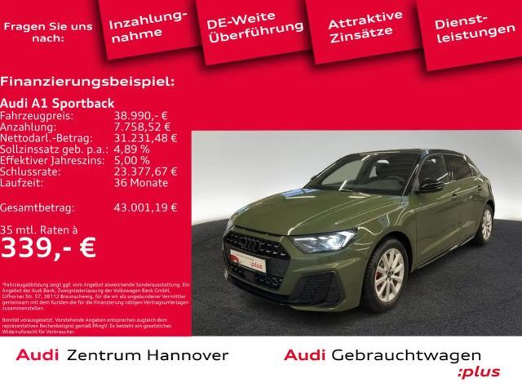Audi A1 S-Line S-Tronic 40 TFSI