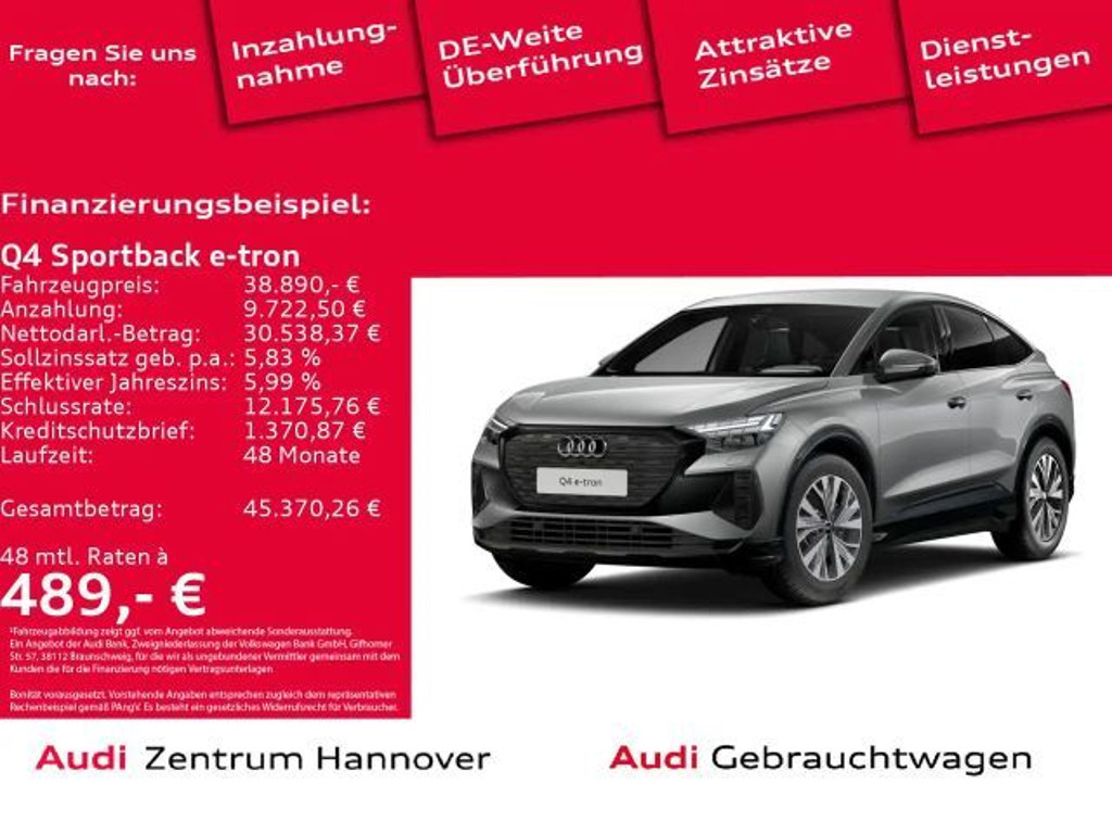 Audi Q4 e-tron Sportback 40