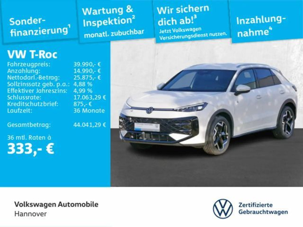 Volkswagen T-Roc DSG R-Line IQ.Drive 1.5 eTSI