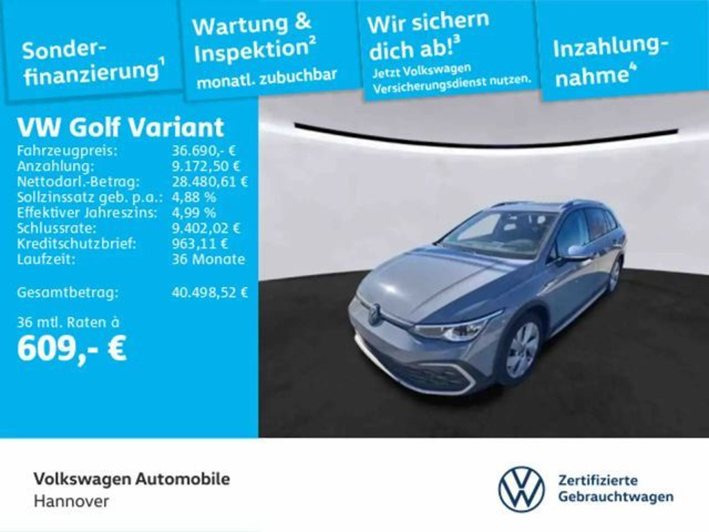 Volkswagen Golf DSG Variant AllTrack Golf VIII 2.0 TDI