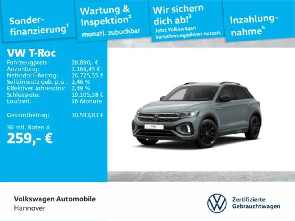 Volkswagen T-Roc DSG R-Line 1.5 TSI