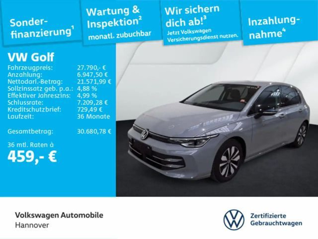 Volkswagen Golf DSG IQ.Drive Golf VIII 1.5 eTSI