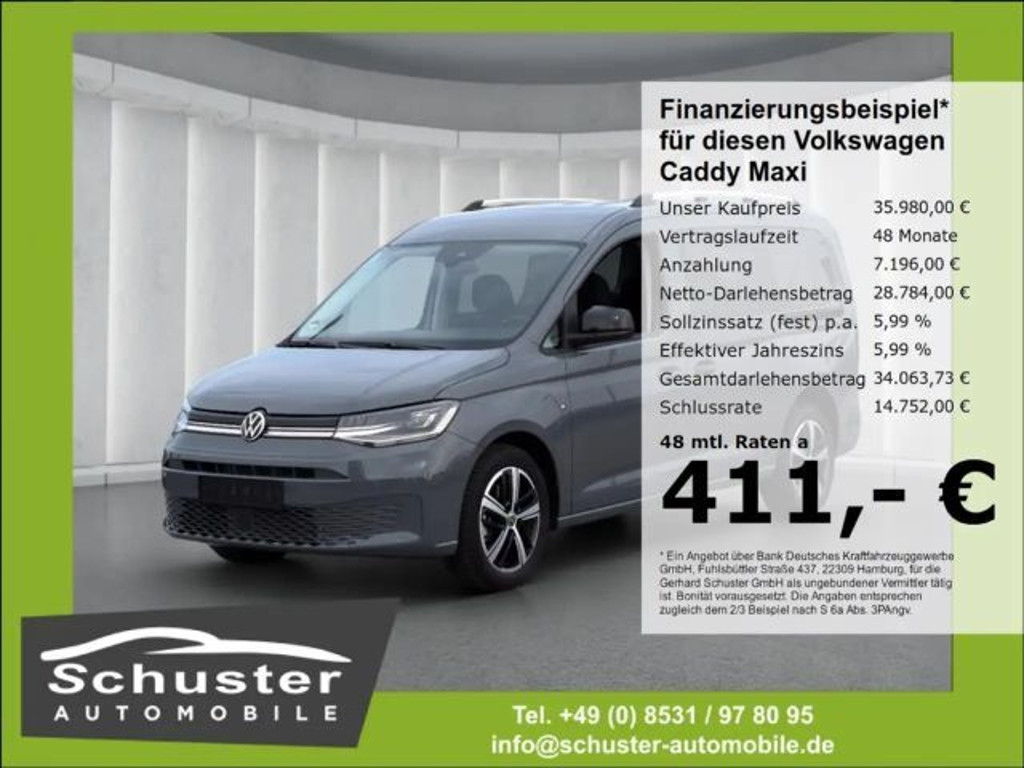 Volkswagen Caddy GOAL 7-Sitze TDI*AHK LED ACC digCockp