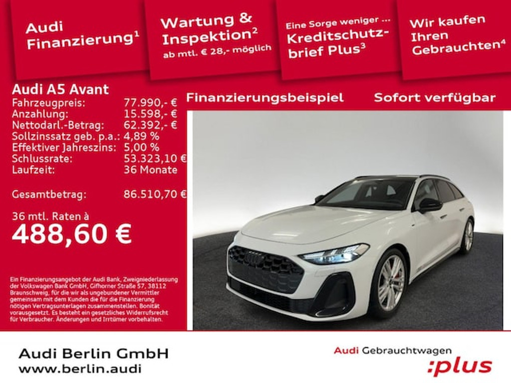 Audi A5 Avant Quattro S-Tronic Hybride