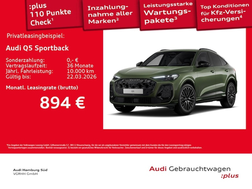 Audi Q5 Sportback Quattro S-Tronic