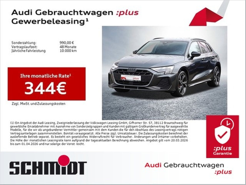 Audi A3 Sportback S-Line S-Tronic Hybride 45 TFSI