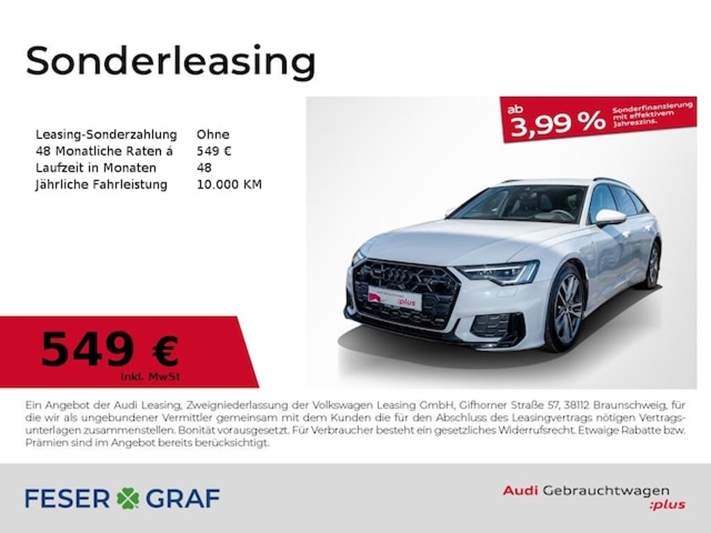 Audi A6 Avant Quattro S-Line S-Tronic Hybride 50 TFSI