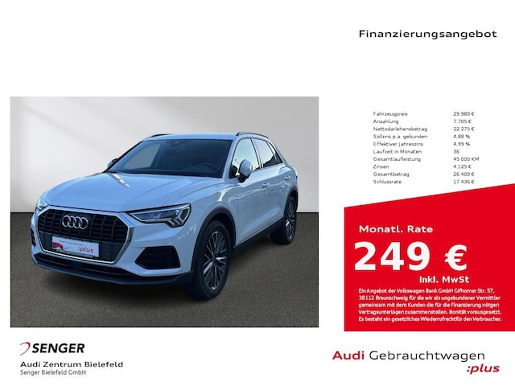 Audi Q3 S-Tronic Hybride 45 TFSI