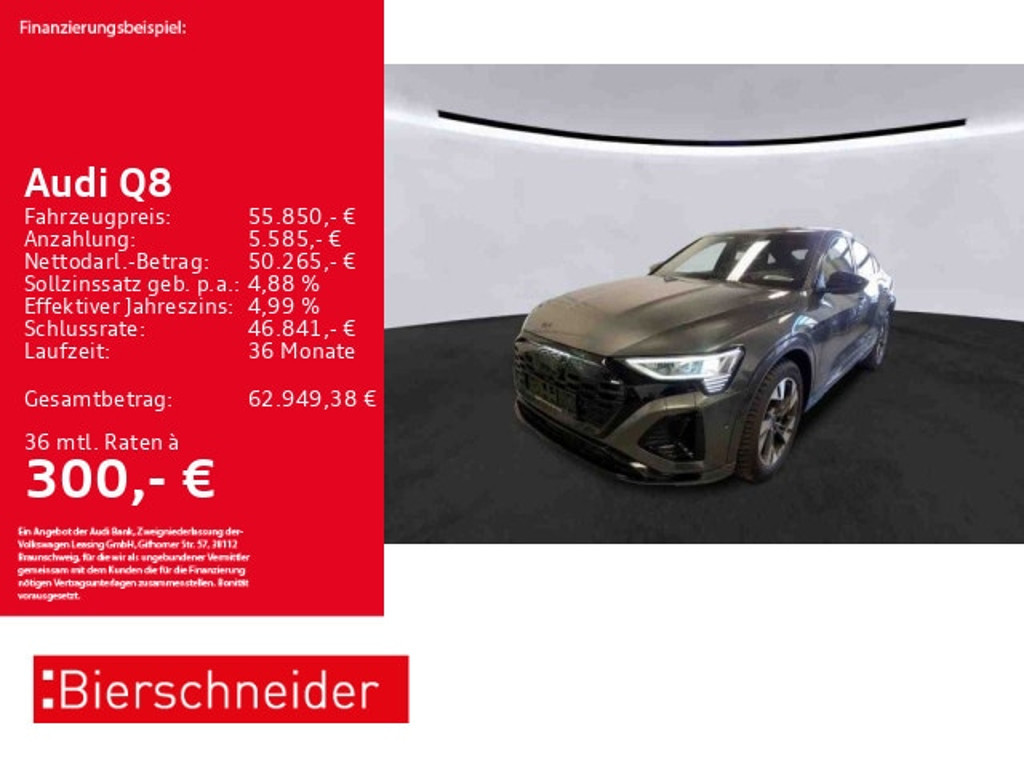 Audi Q8 e-tron Sportback Quattro S-Line 55