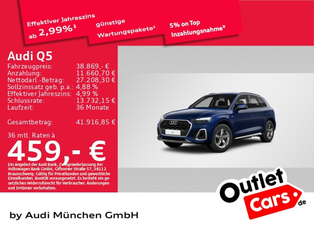 Audi Q5 Quattro S-Tronic 40 TDI