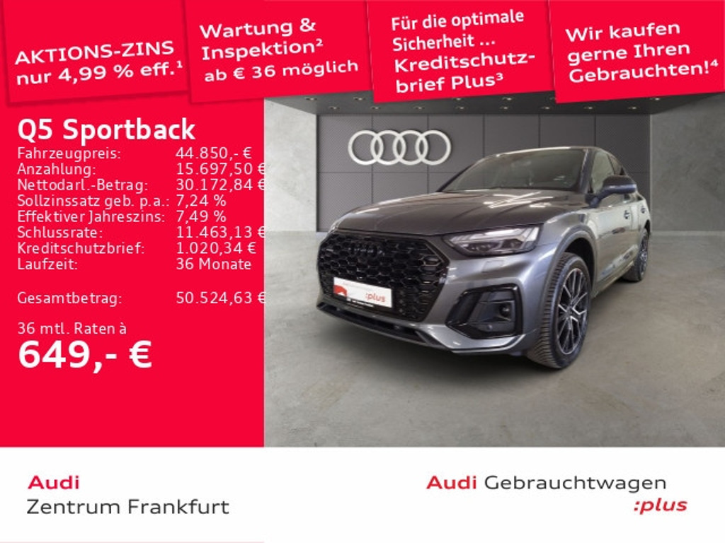 Audi Q5 Sportback Quattro S-Tronic 40 TDI