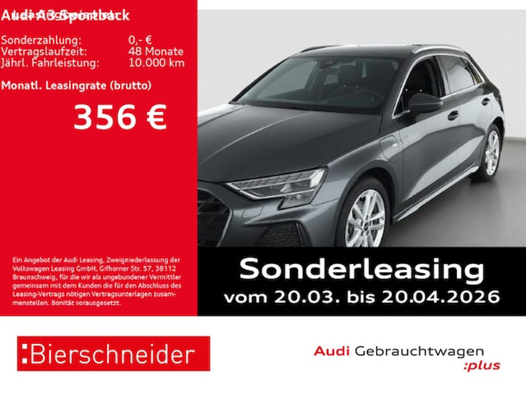 Audi A3 Sportback S-Line S-Tronic Hybride 40 TFSI