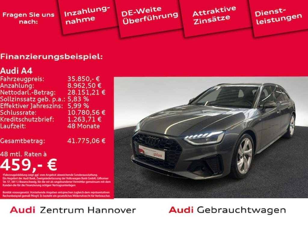 Audi A4 Avant Quattro S-Line S-Tronic 40 TFSI
