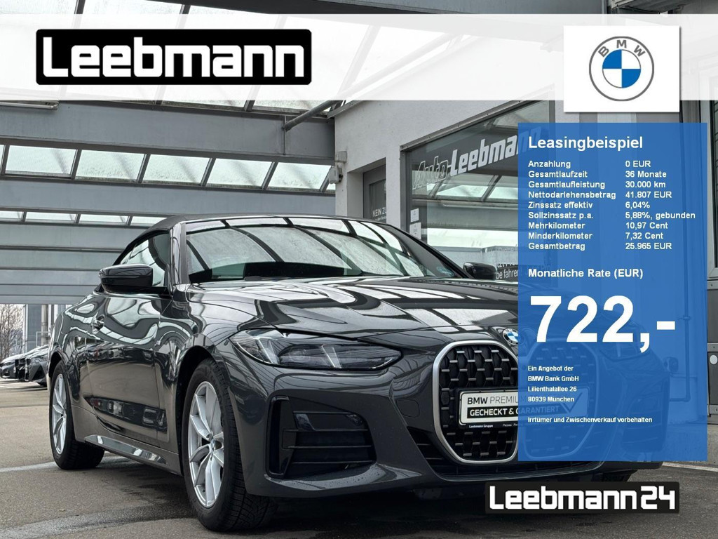 BMW 4 Serie 420 Cabrio 420i