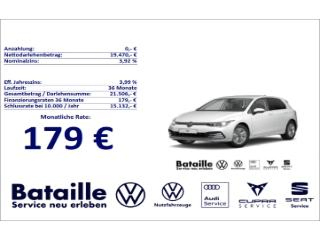 Volkswagen Golf Life 1.5 TSI Golf VIII