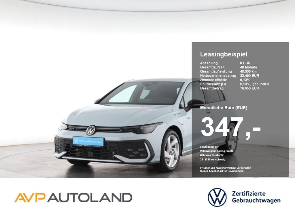 Volkswagen Golf DSG GTE eHybrid 1.5 TSI Golf VIII