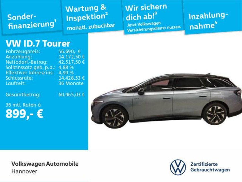 Volkswagen ID.7 4Motion IQ.Drive GTX Tourer