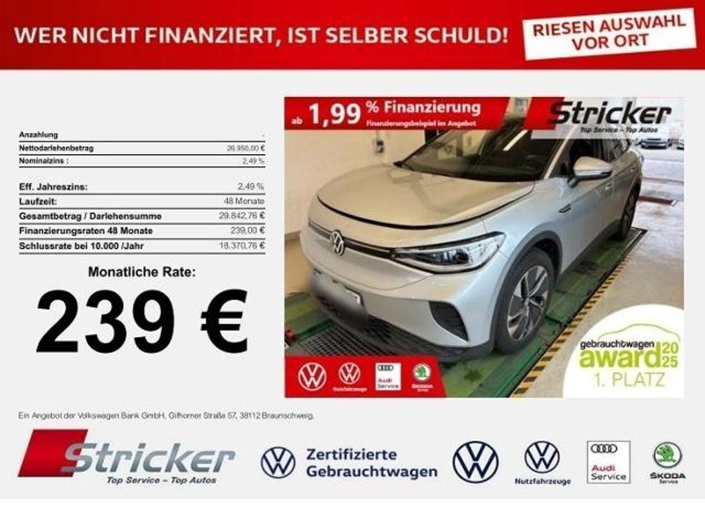 Volkswagen ID.4 Performance 77 KWh IQ.Drive Pro 150 kW