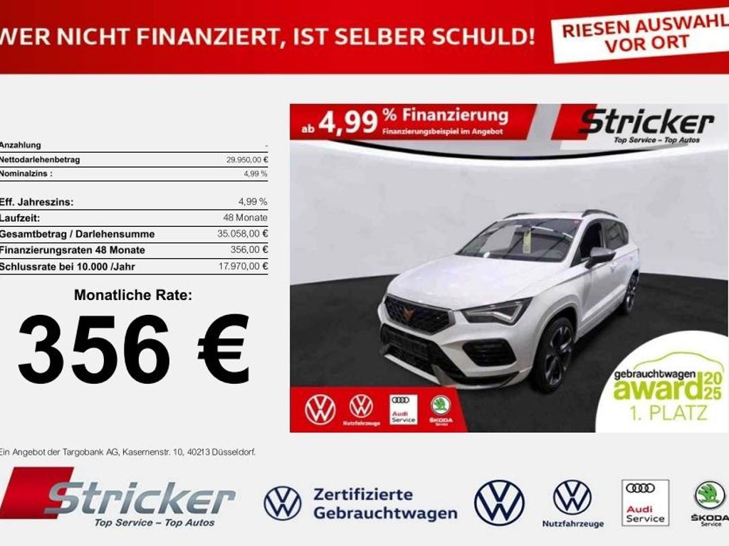 Cupra Ateca 2.0 TSI VZ