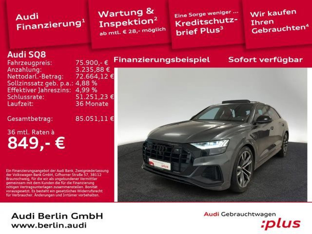 Audi SQ8 Quattro 4.0 TFSI