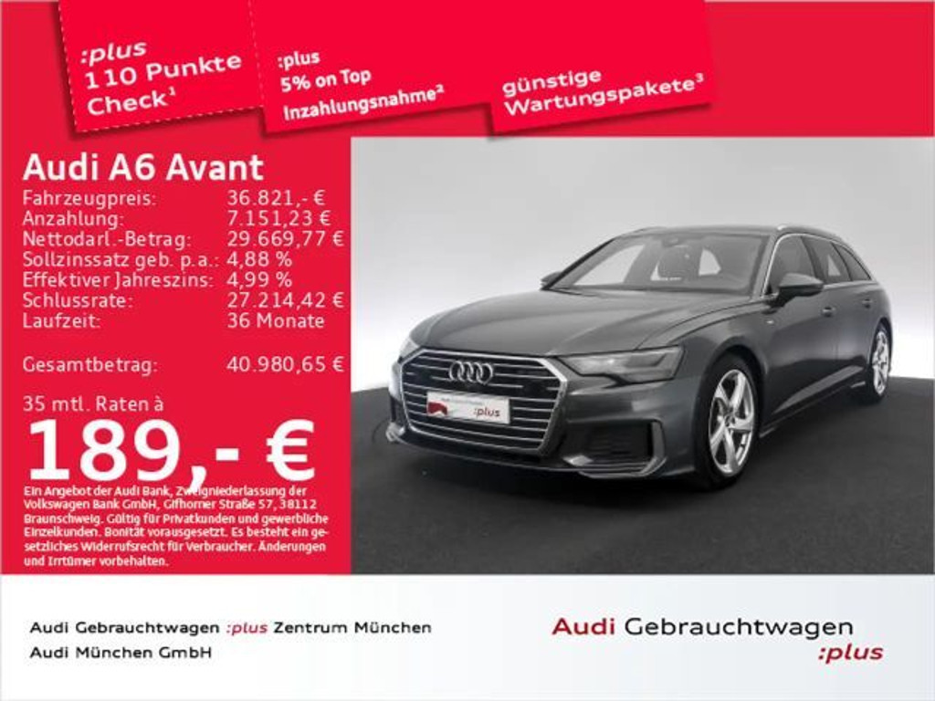 Audi A6 S-Line S-Tronic 45 TFSI