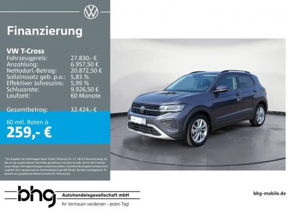Volkswagen T-Cross DSG Life 1.5 TSI IQ.Drive ACT