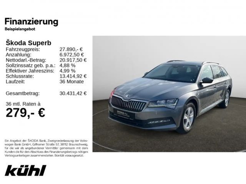 Skoda Superb Ambition Combi 1.5 TSI