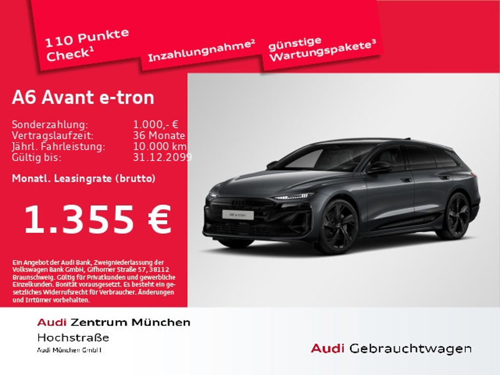 Audi A6 e-tron Avant Quattro S-Line
