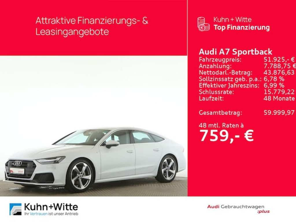 Audi A7 Sportback Quattro 50 TDI