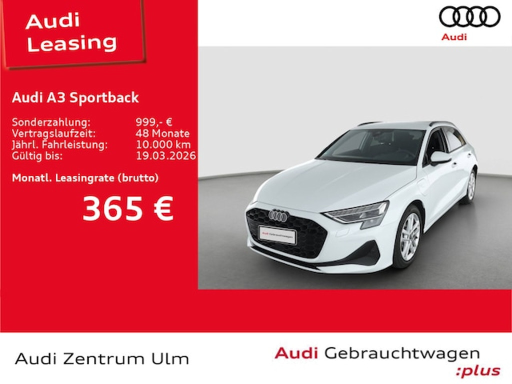 Audi A3 Sportback S-Tronic Hybride 40 TFSI