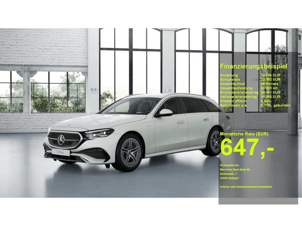 Mercedes-Benz E-Klasse E 300 4MATIC AMG Line Estate E 300 de