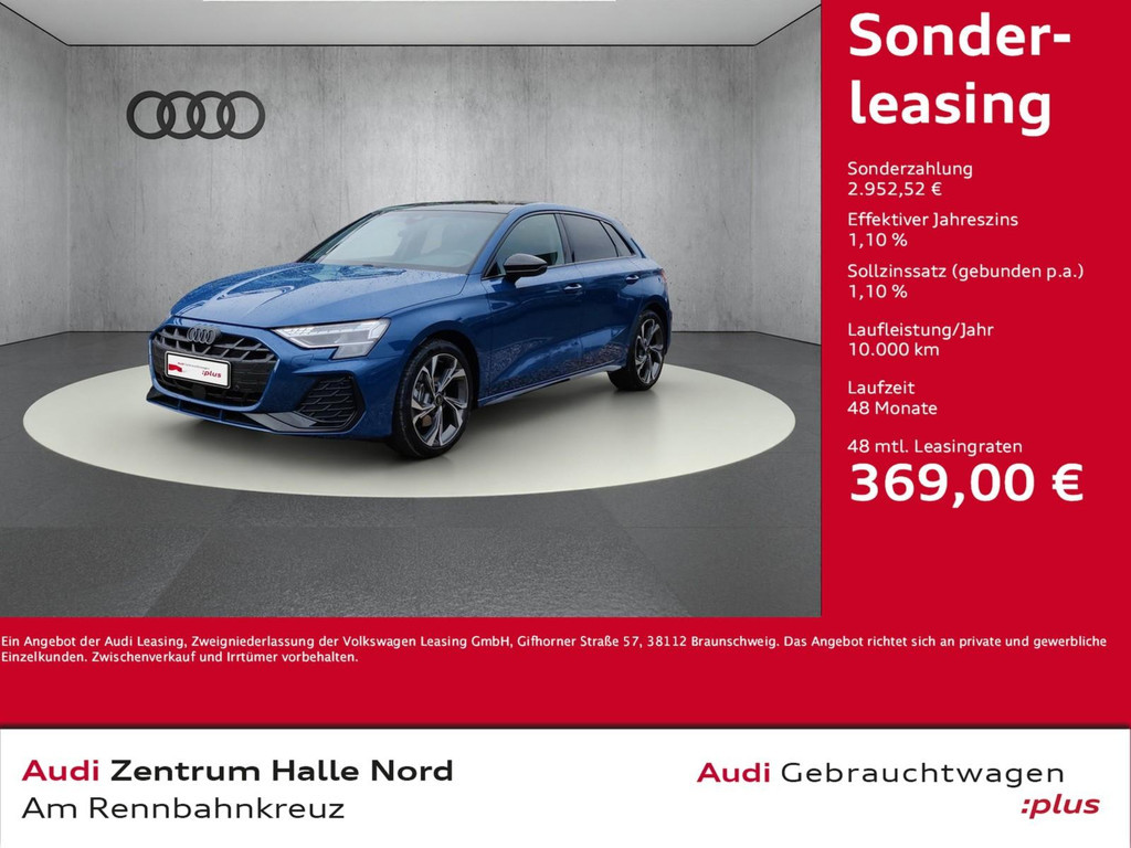Audi A3 Sportback S-Line S-Tronic 35 TFSI
