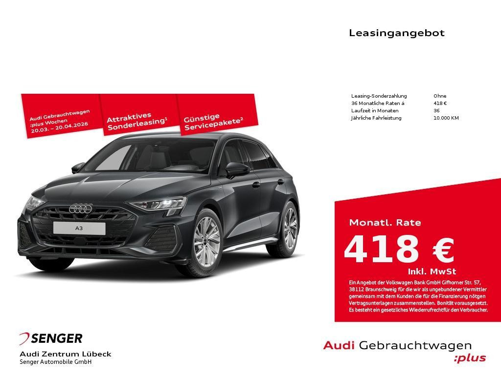 Audi A3 Sportback Sedan S-Line S-Tronic 35 TDI